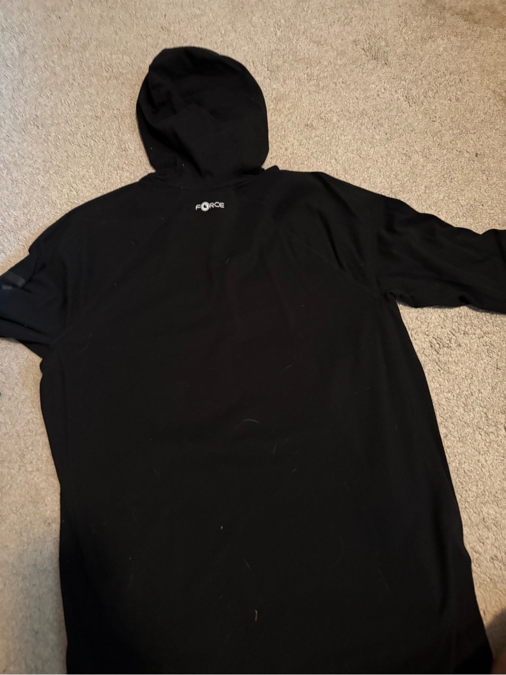 Carhartt Black Relaxed Fit Hooded Tee - Picture 2 of 3